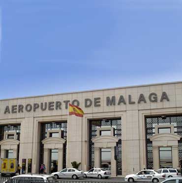 Servicio de transporte en el aeropuerto de Malaga